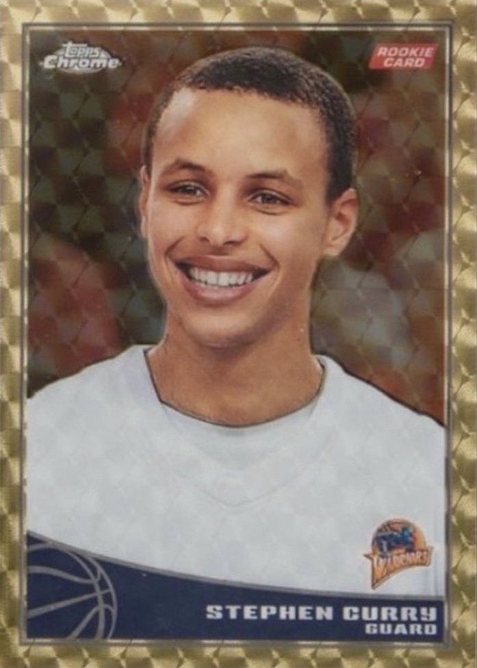2009 Topps Chrome Stephen Curry Superfractor