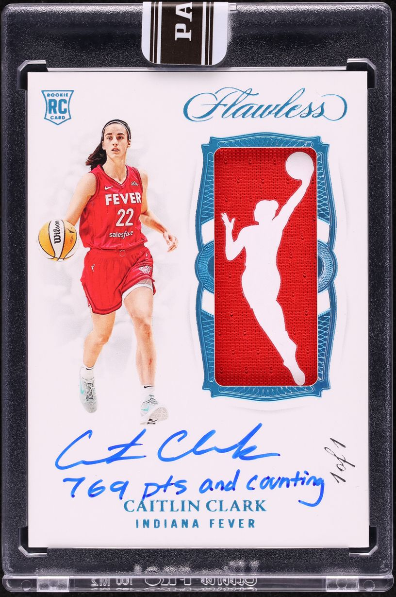 2024 Panini Flawless 1/1 Logowoman Autograph card image