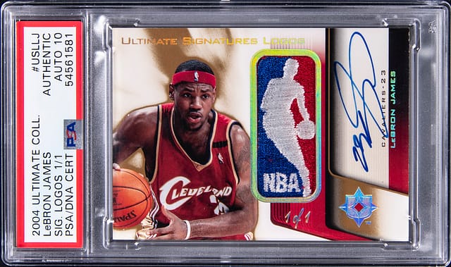 LeBron James Signature Logos card