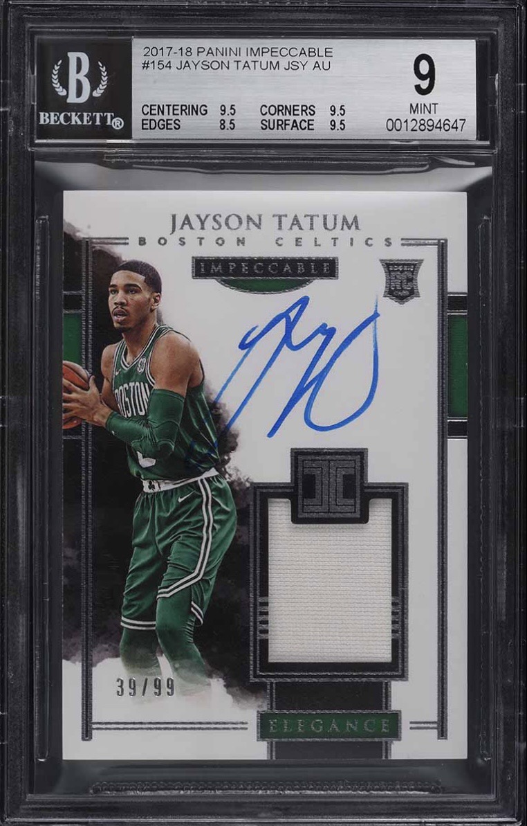 Underpriced Jayson Tatum Rookie Cards to Look For: Mid-End