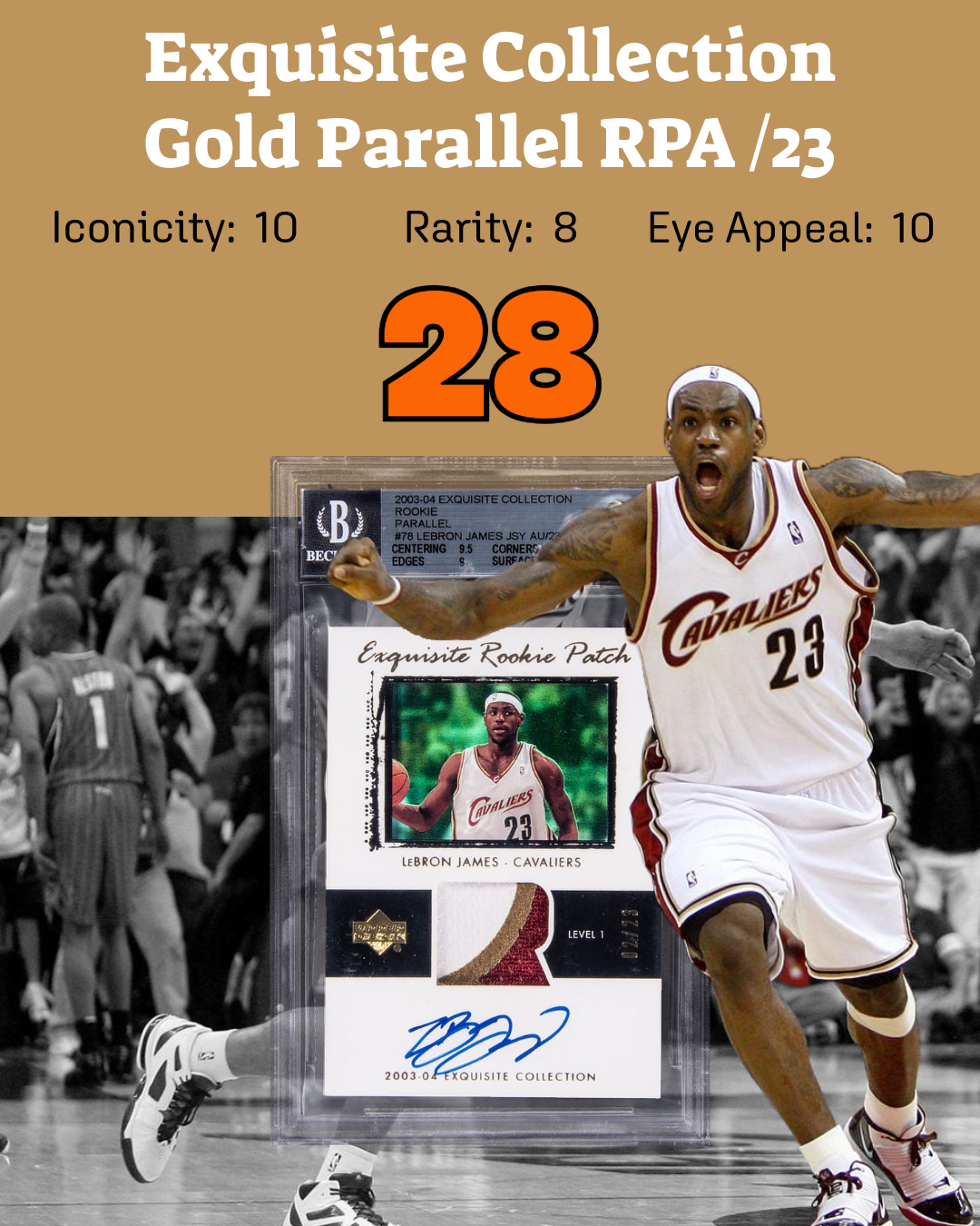 Exquisite Collection Gold Rookie Patch Autograph /23