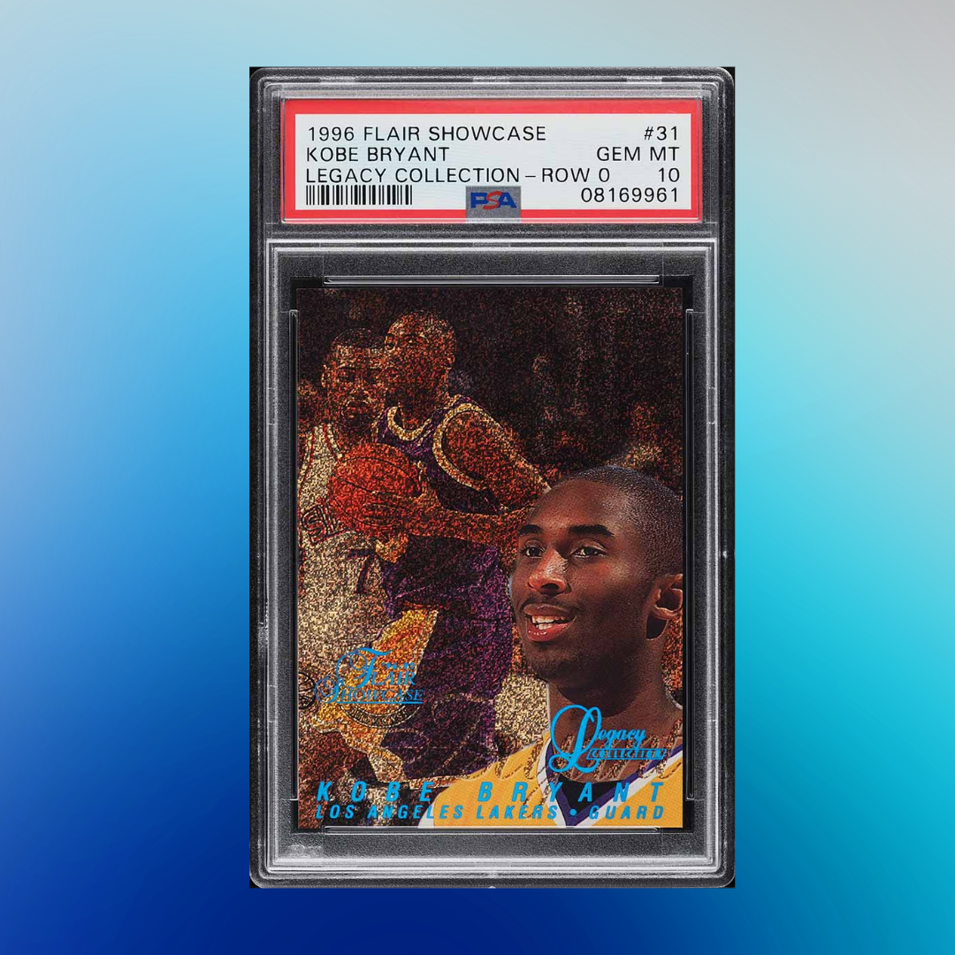 1996 Flair Showcase Kobe Bryant Row 0 Legacy Collection PSA 10