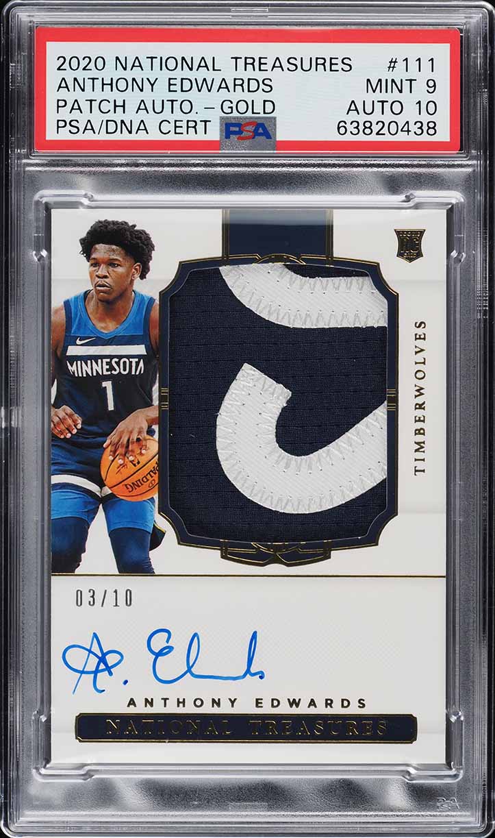 2020 National Treasures Gold RPA /10 PSA 9 / Auto 10