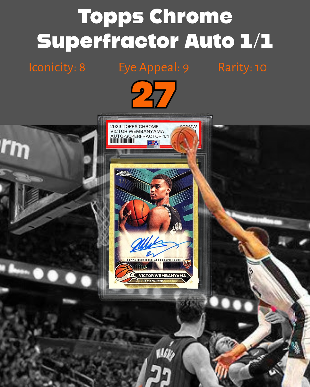 Topps Chrome Superfractor Auto Rookie Card