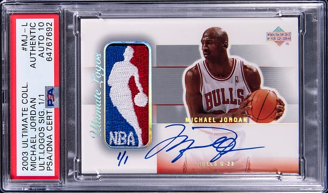Michael Jordan Ultimate Logos Signature card