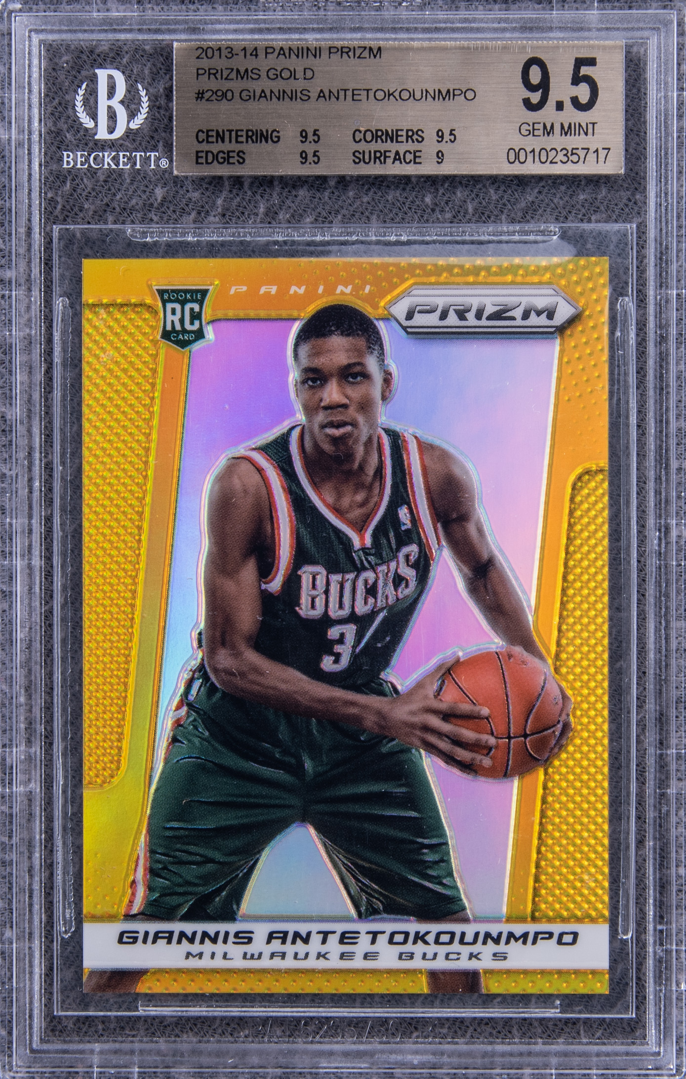 2013 Panini Prizm Gold Prizm /10
