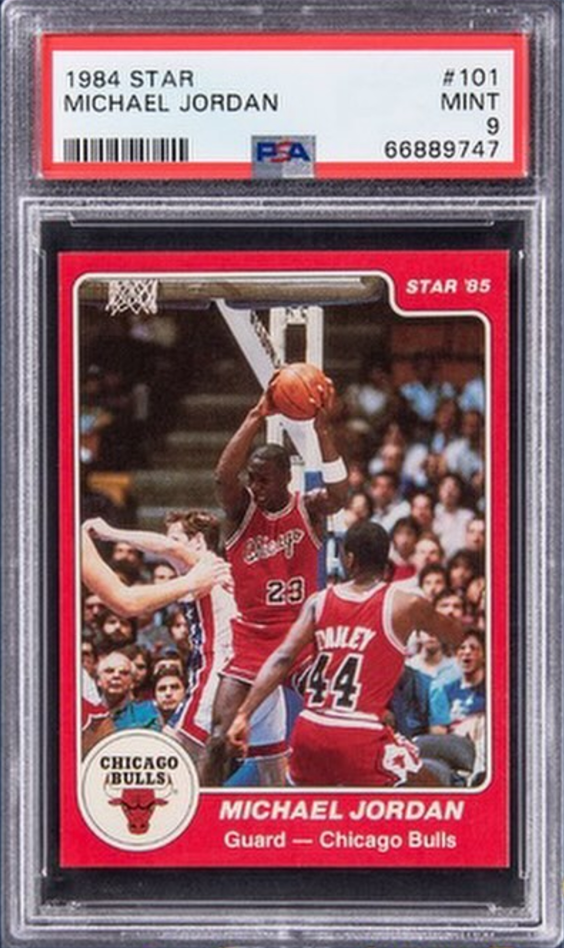 1984 Star Michael Jordan card
