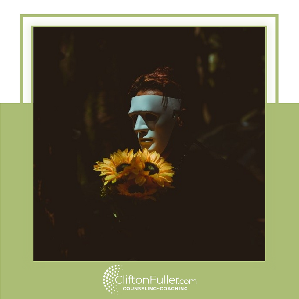 man with mask