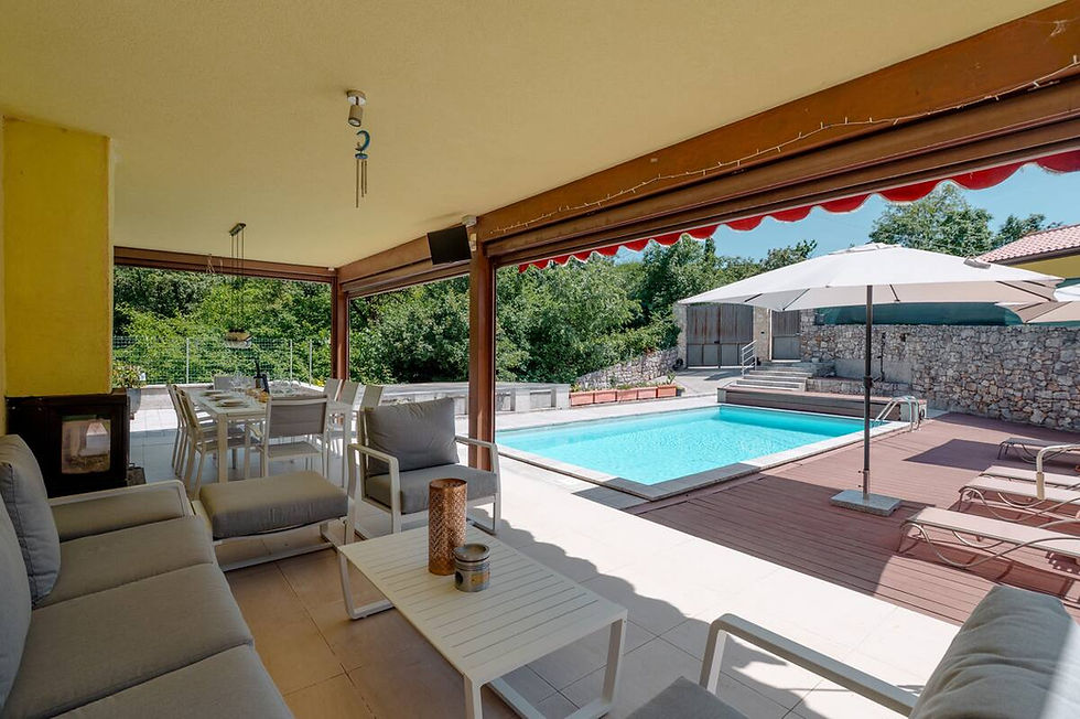 Terrace and Pool
