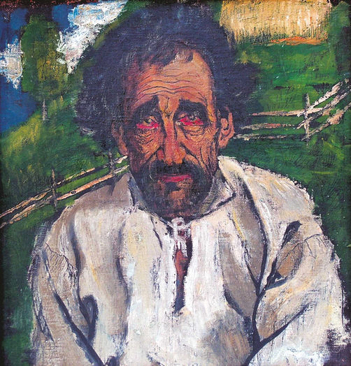 Fedor Manaylo – art – paintings – painting – artwork - rusyn culture - ruthenian art - museum collection – interior design - fine art - Carpatho-Rusyn – artist - The Poor Old Man