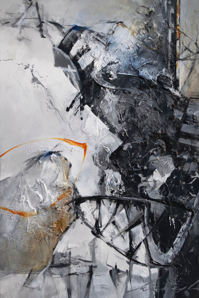 Paintings for sale - Art - Andrew Manaylo paintings - "Midnight Jazz" - abstract art - interior design - painting – drawings – artwork - art for sale - fine art - contemporary art – artist - visual art - original art for sale - original art - original paintings - fine art painter - abstract art for sale