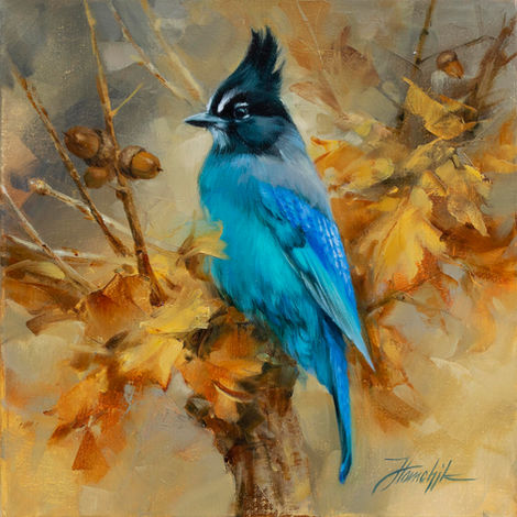 Homchik_Painting_Art_Interior_design_Noble_Art_Nexus_Avian_Serenade_art_series_Autumns_Sapphire_DSC_4750