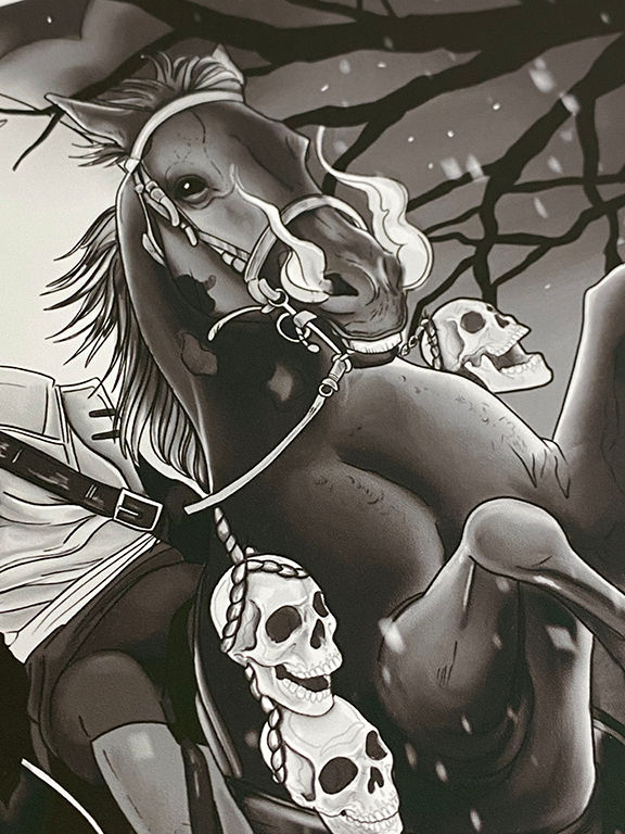Thumbnail: Headless Horseman - Fine Art Print by Tom Hacic