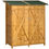 Thumbnail: Haven Garden Wood Storage Shed w/ Flexible Table, Hooks and Ground Nails