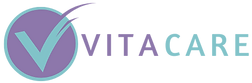 A checkmark logo featuring the colors purple, teal, and blue.