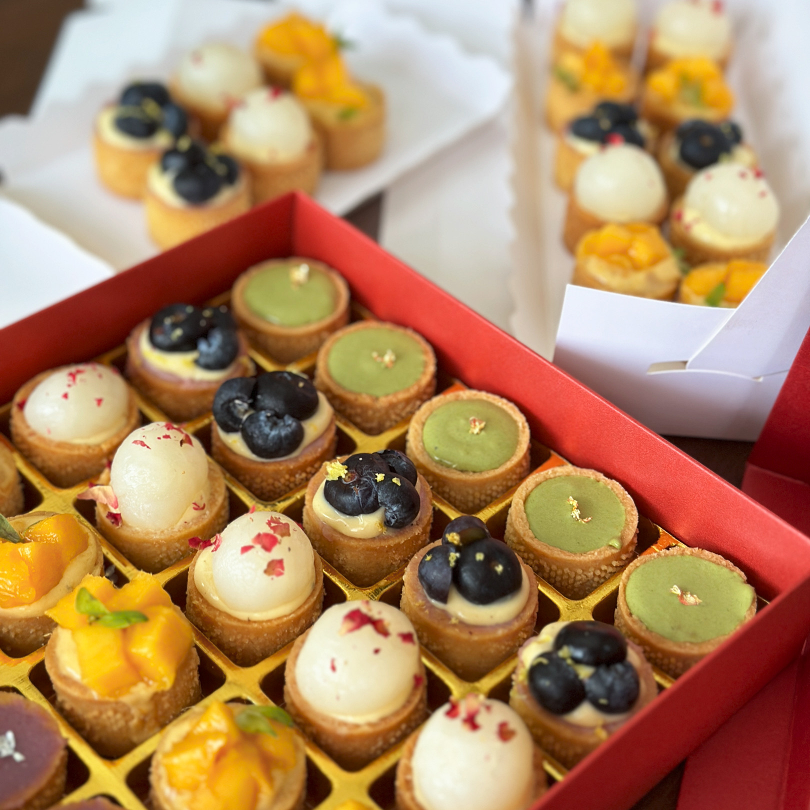 Arranged Food and Objects