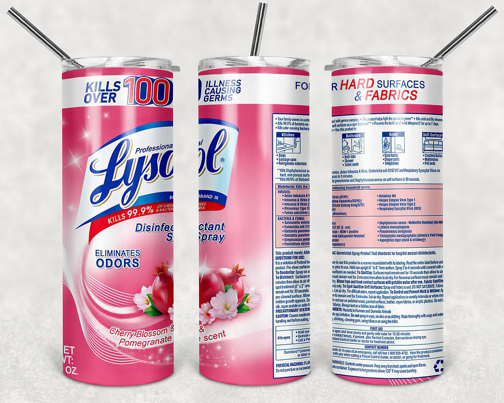 Thumbnail: Lysol Inspired Tumblers