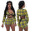 Thumbnail: Plaid Strapless Bandage Bra Top Bodycon Short Pantsuits Jumpsuits