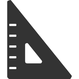 無料の三角定規のアイコン素材無料の.png