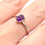 Thumbnail: Amethyst and Sterling silver ring