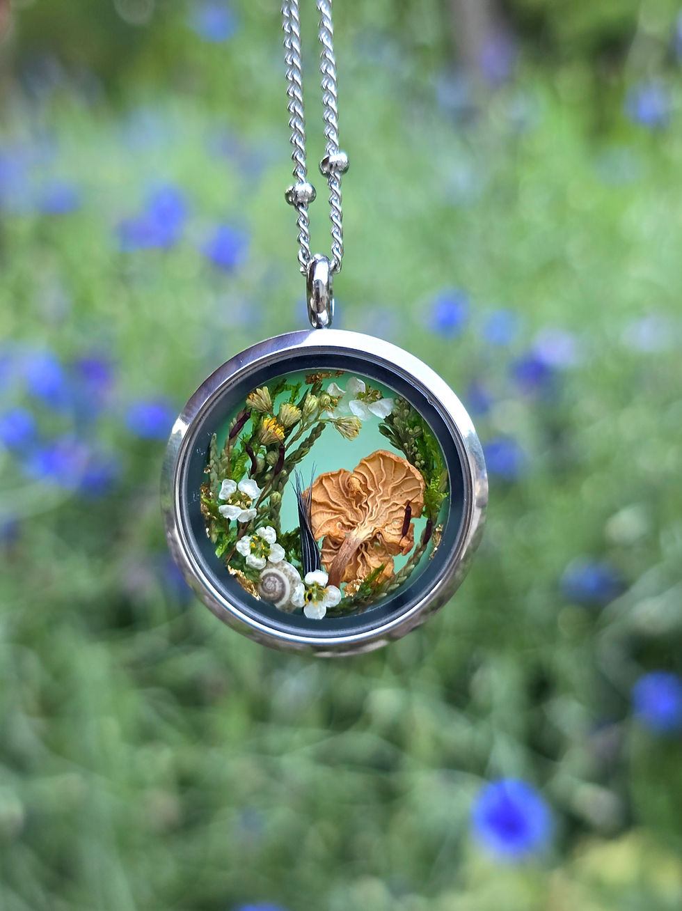 Thumbnail: Woodland Windows Stainless Steel Locket