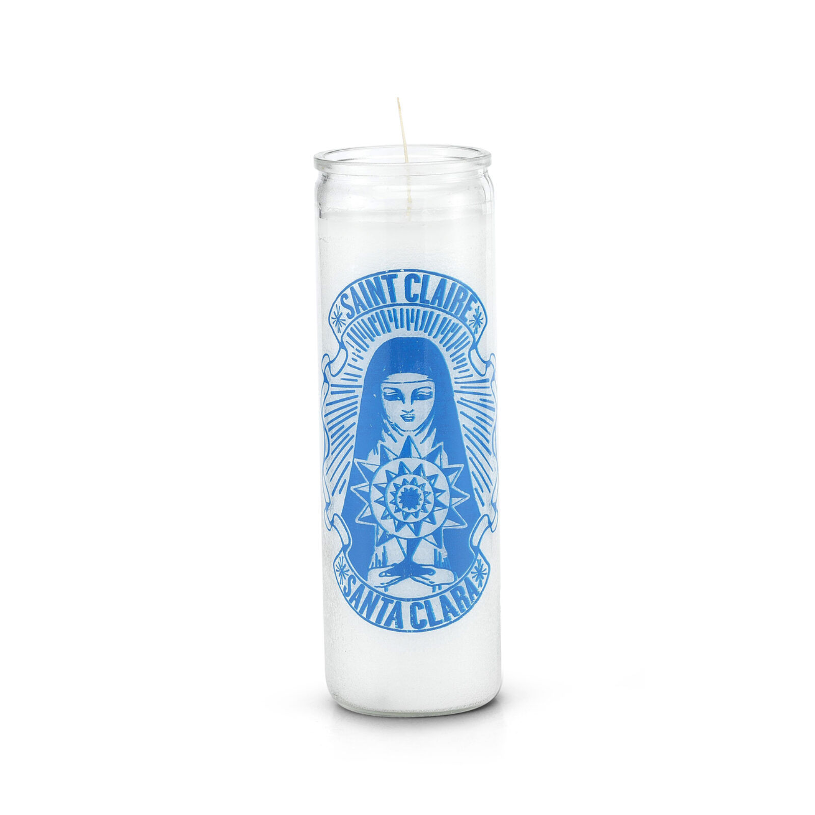 Saint Clare (Santa Clara) Prayer Candle, 7 Day