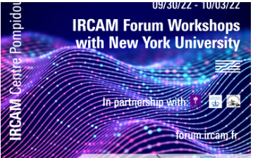 "The Spirit of the Giant Tree" will be showcased at IRCAM Forum in NYC, USA.