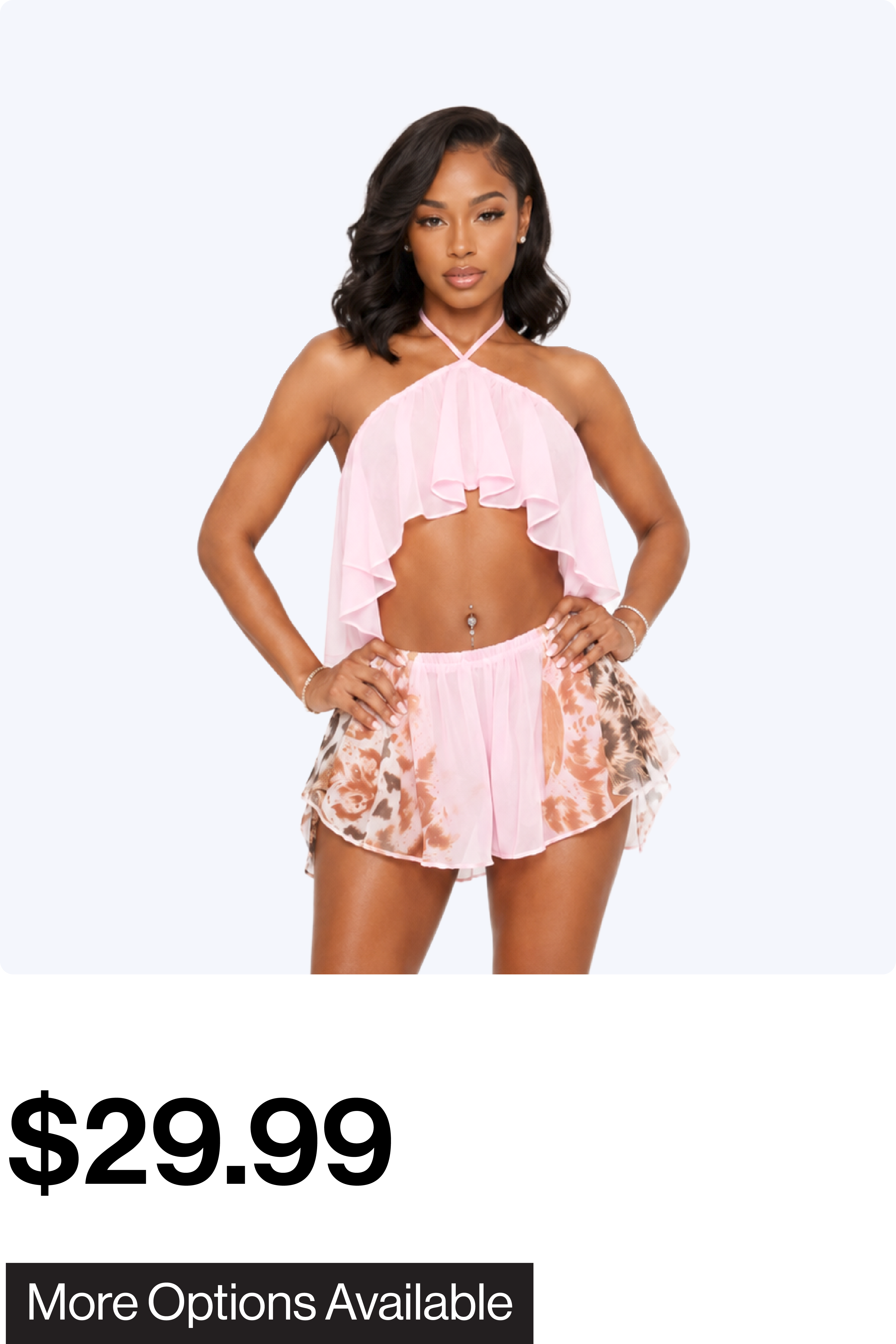 Top & Shorts 2pcs Set