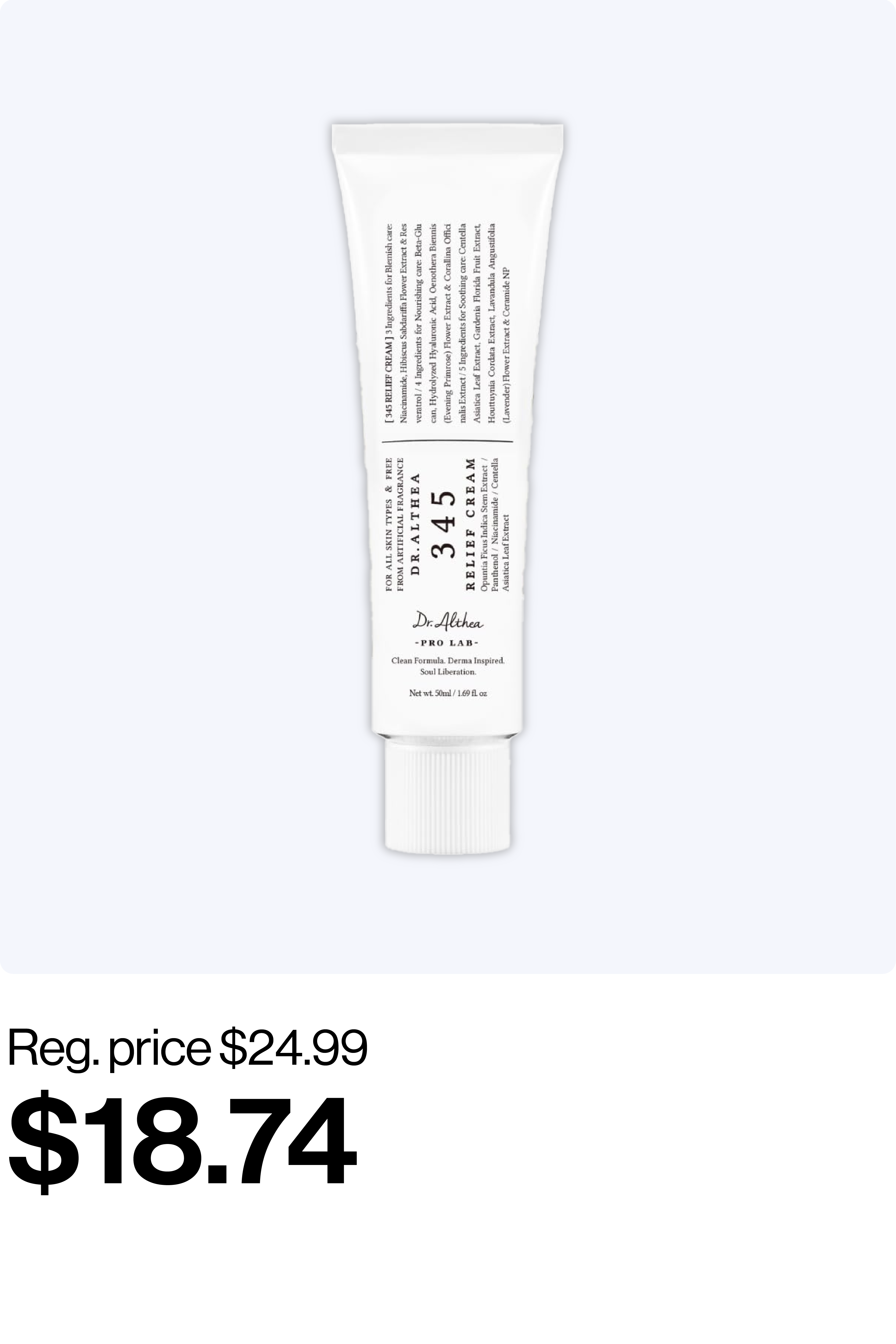DR.ALTHEA 345 Relief Cream 50ml