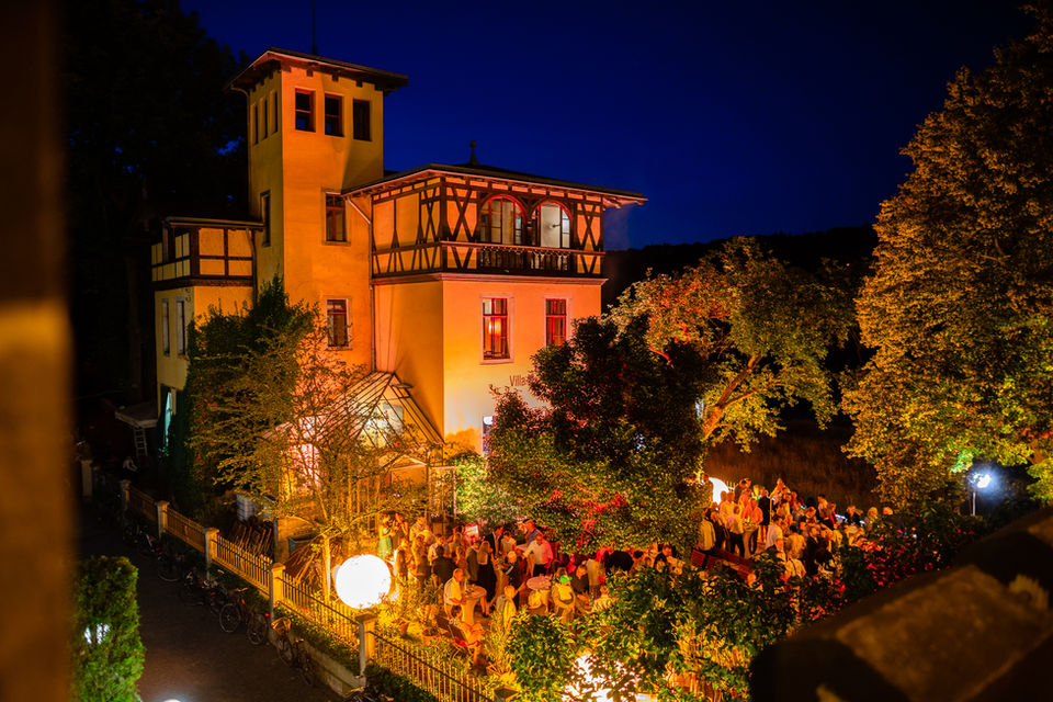 Feiern in der Villa Marie direkt am Blauen Wunder