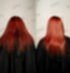 Before and after keratin hair straightening with Winamor iron