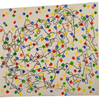 abstract printed artwork