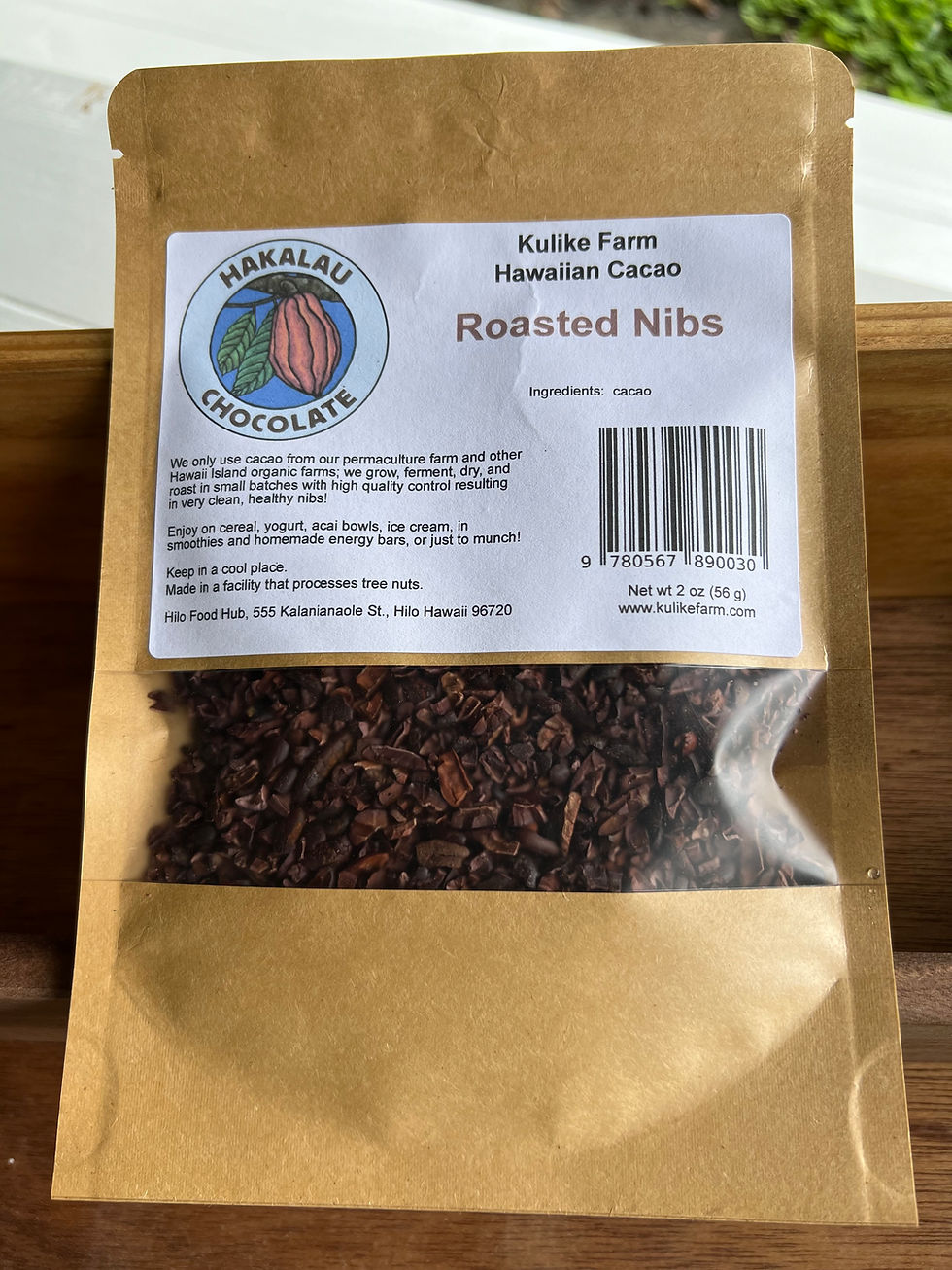 Thumbnail: Three Pouches: Nibs, Winnows & Mass