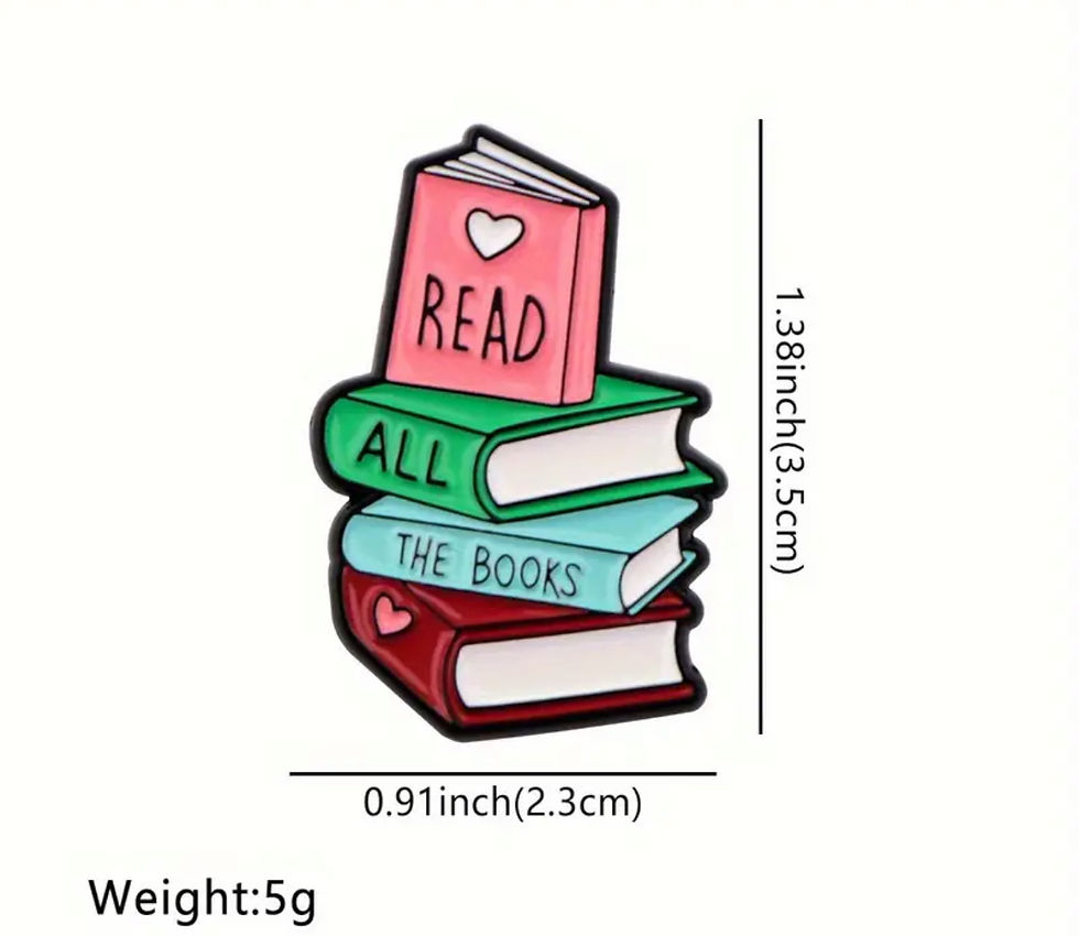 Thumbnail: “Read All The Books” Acrylic Brooch Pin