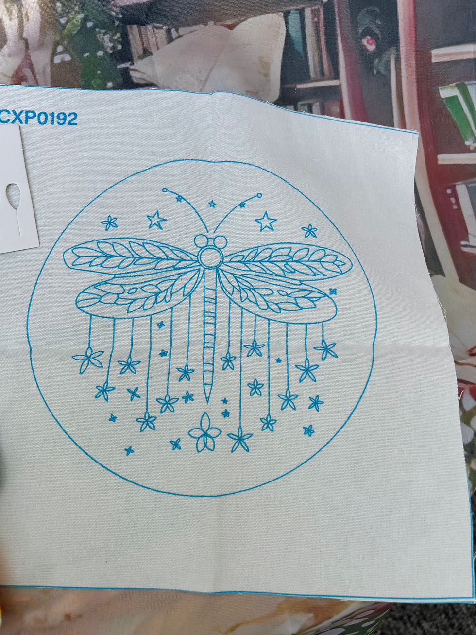 Thumbnail: Vibrant Dragonfly Embroidery DIY Art Kit