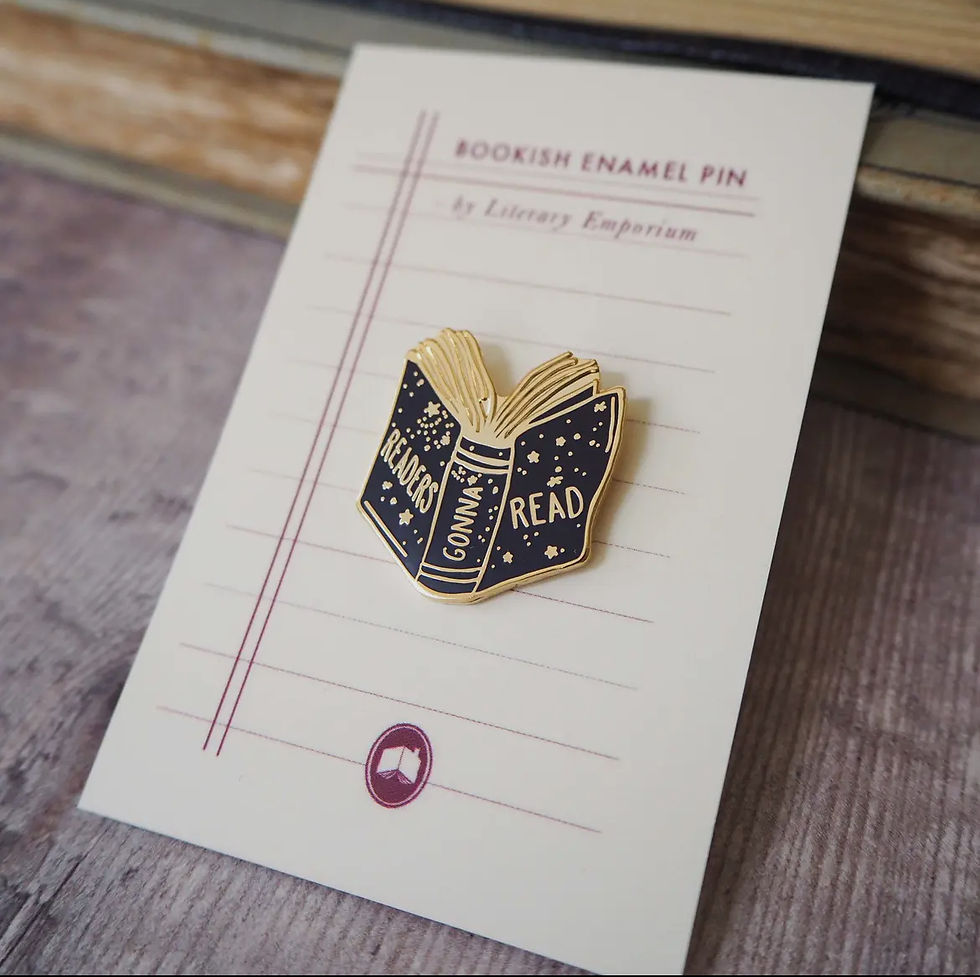 Thumbnail: Readers Gonna Read - Book Lover Enamel Pin Badge