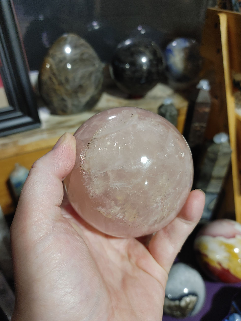 Thumbnail: Rose Quartz Sphere