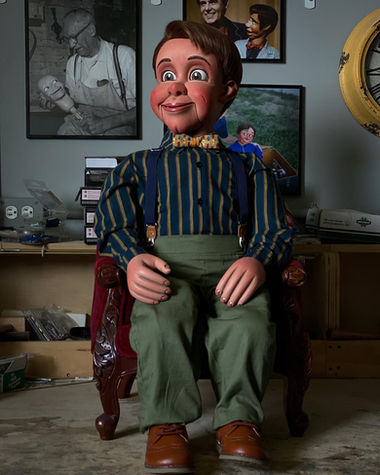 Professional ventriloquist dummy puppet figure basswood
