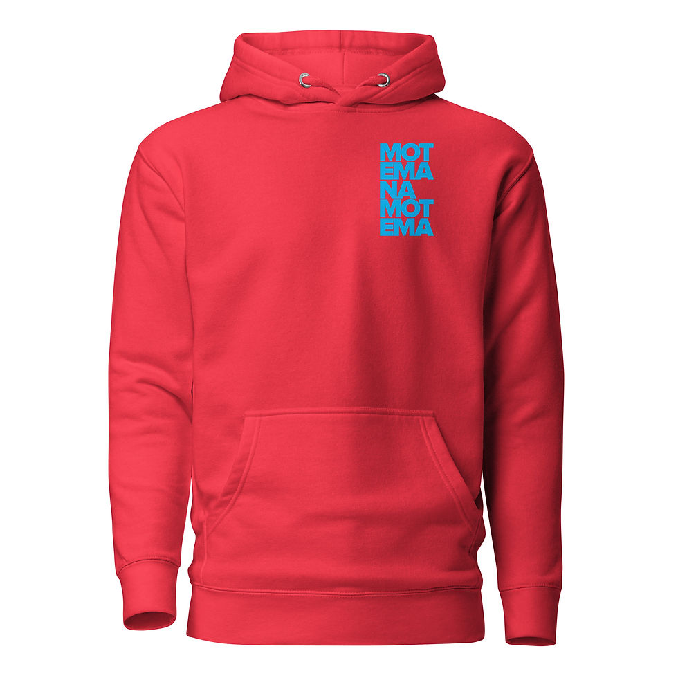 Thumbnail: Motema Na Motema Blue Hoodie
