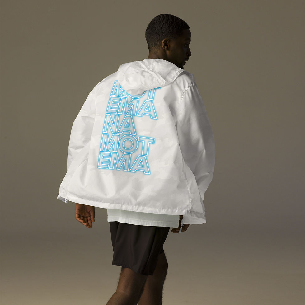 Miniature : Blue H2H Congo Motema Na Motema Unisex Zip-up Windbreaker