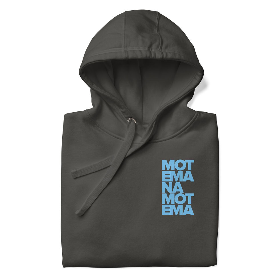 Thumbnail: Motema Na Motema Congo Blue Hoodie