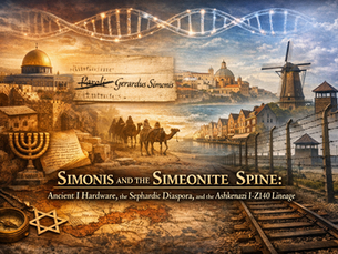 Simonis and the Simeonite Spine: Ancient I Hardware from the Sephardic Diaspora to the Ashkenazi I-Z140 Lineage