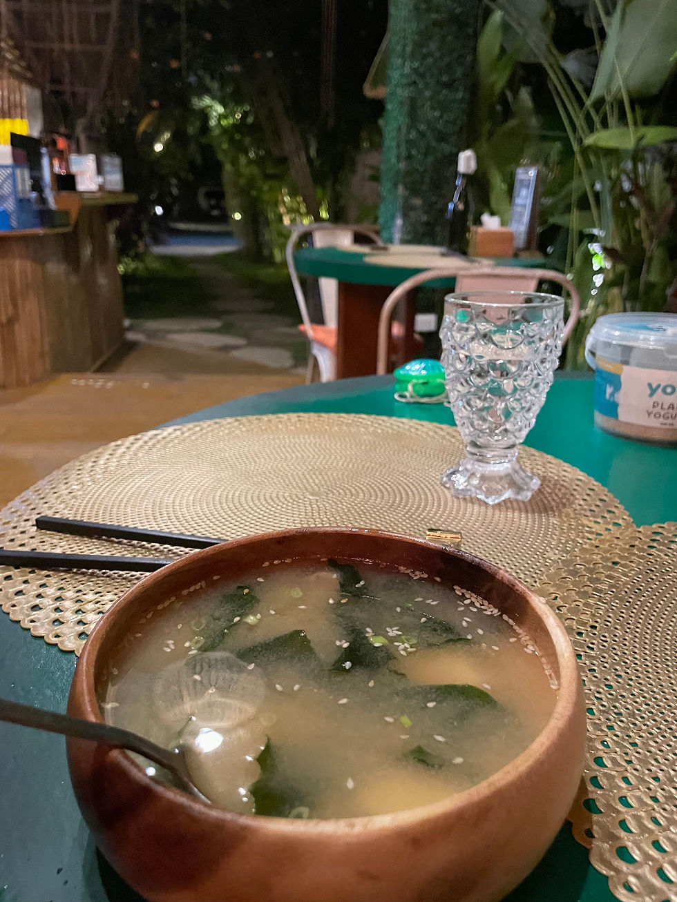 MISO SOUP 100ペソ（約260円）