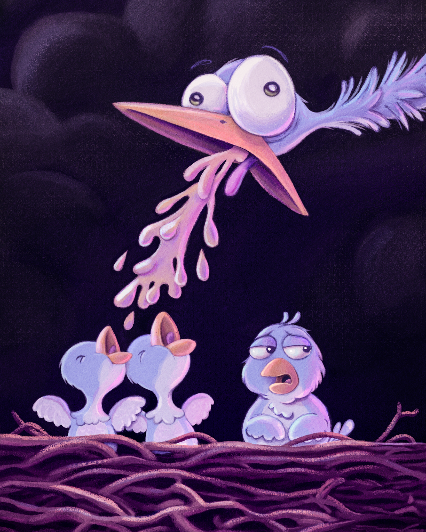 Aw, Man... Worm Barf Again?