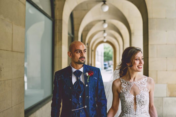 Penny and Liam - Bride and Groom in Manchester, England