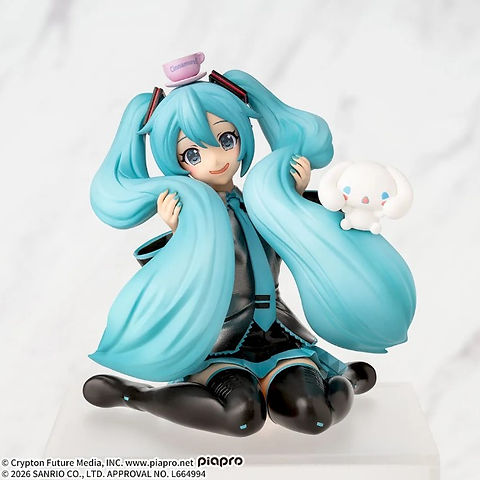 初音ミク×シナモロール ちょこのせプレミアムフィギュア‐初音ミク