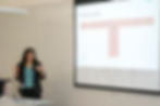 A woman leading a seminar on intersectionality