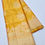Thumbnail: Golden yellow colour Kanchipuram pure silk bridal saree 
