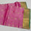 Thumbnail: Parrot green with baby pink colour kanchipuram pure soft silk saree 