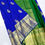 Thumbnail: Green colour with royal blue colour Kanchipuram pure silk saree 